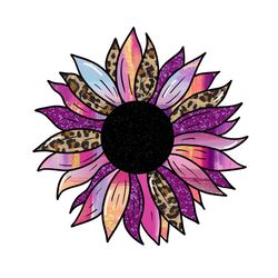 Sublimation Design, Leopard Sunflower