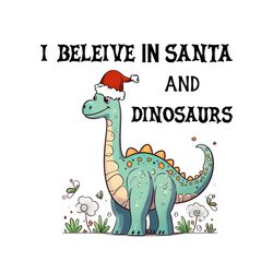Santa Dinosaurs Boy Christmas Dino PNG
