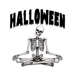 Skeleton Halloween Spooky Season PNG