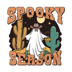 Spooky Season Western Ghost Halloween
