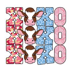XOXOXO Cow Animal Valentine