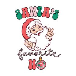 Santa's Favorite Ho SVG Cut File PNG