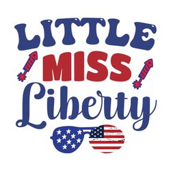 Little Miss Liberty Svg Design