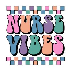 Nurse Vibes Retro SVG Shirt