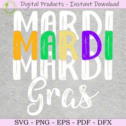 Mardi Gras SVG TShirt Design