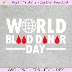 World Blood Donor Day SVG TShirt Design