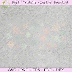 Snowflake Pattern SVG PNG 16 Oz Libbey