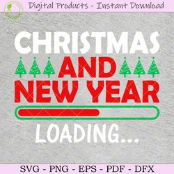 Christmas and New Year Loading SVG Shirt