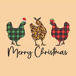 Chicken Christmas SVG Sublimation