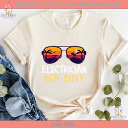 electrician of duty summer gifts shirt