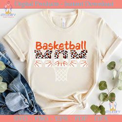 Basketball Mom Leopard Basketball Hoop