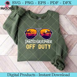 photographer of duty funny summer gifts