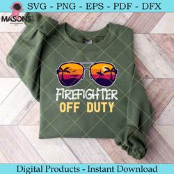firefighter of duty summer gifts shirt