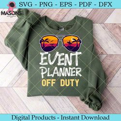 event planner of duty summer gift shirt