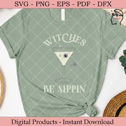 Witches Be SippinFree Svg File
