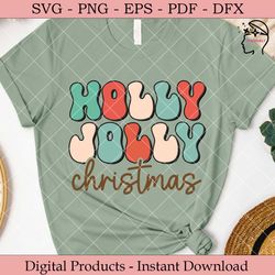 Holly Jolly Christmas  Retro Christmas