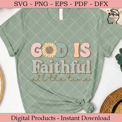 God is Faithful All the Time  SVG