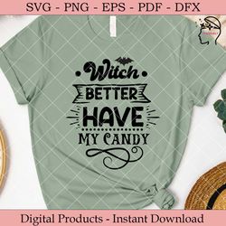 Witch Better Have My Candy  Witch SVG.