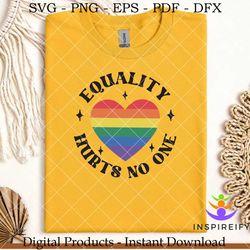 Equality Hurts No One SVG.