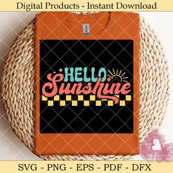 Hello SunShine Retro Svg Design