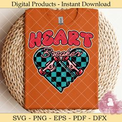 Heart Breaker Skateboard SVG