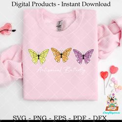 Antisocial Butterfly SVG