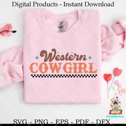 Western Cowgirl – Retro Western SVG