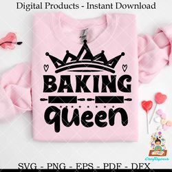 Baking Queen Funny Kitchen SVG