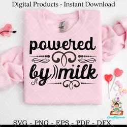 Powered by Milk Baby SVG