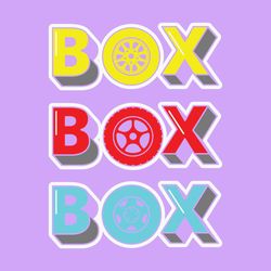 formula racing car box box box