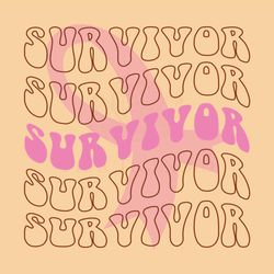 Breast Cancer Survivor SVG Quote Design