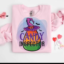 candy inspector halloween witch hat