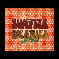 Sweater Weather Tumbler Sublimation Wrap