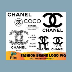 9 Chanel Logo SVG Bundle