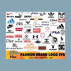 Nike Tommy Hilfiger vs Fashion Brand Logo SVG Bundle