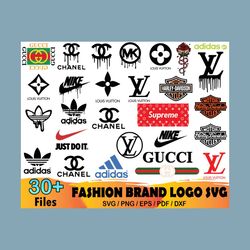 Vintage Fashion Brand Logo SVG Bundle
