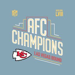 Chiefs AFC Champions Las Vegas Bound SVG