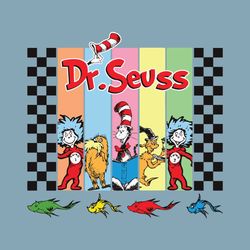 Dr Seuss Friends Reading Day SVG