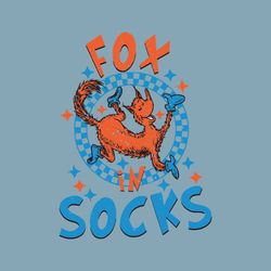 Fox in Socks Dr Suess Day SVG