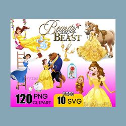 Beauty and The Beast Bundle PNG