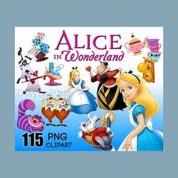 Alice In Wonderland Bundle PNG