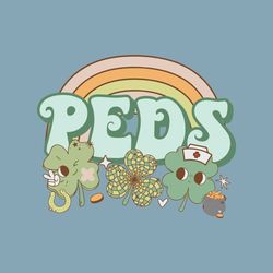 PEDS Pediatrics Nurse St Patricks Day SVG