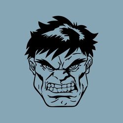 Hulk Hand Face Silhouette 013 Svg Dxf Eps Pdf Png, Cricut, Cutting file, Vector, Clipart