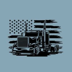 US Semi Truck svg | Trucker Dad Clipart | Skilled Driver Shirt png | Truck Owner Monogram dxf | Semi Truck Stencil | Tru