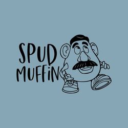 Spud Muffin Svg, Mr Potato Toy Story Svg Ears svg png clipart, cricut design Svg Pdf Jpg Png, Cut file Cricut, Silhouett