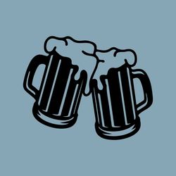 Beer SVG Beers, Cheers SVG, Beer Clip Art, Vector Beer Clipart, Beer Cricut, Beer Cut File, Beer Silhouette, Beer Mugs s