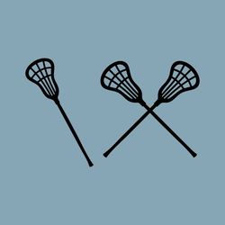 Lacrosse Stick svg Lacrosse Cut File Crossed Sticks svg dxf eps png Silhouette Cricut Digital Download