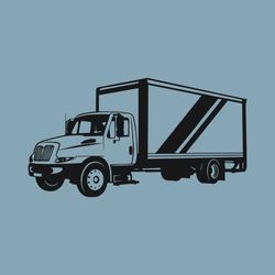 Delivery van SVG Illustration delivery truck svg, mover svg, shipping truck svg, cut file, png, sublimation