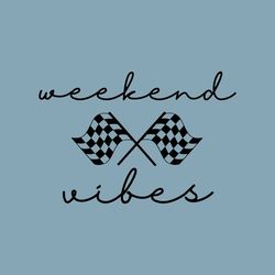 Weekend Vibes Racing PNG instant download