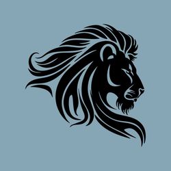 Lion SVG, Lion Head SVG, Lion Silhouette, Lion Face SVG, Safari Lion Png dxf, Lion print, Lion Cricut File, Lion Stencil